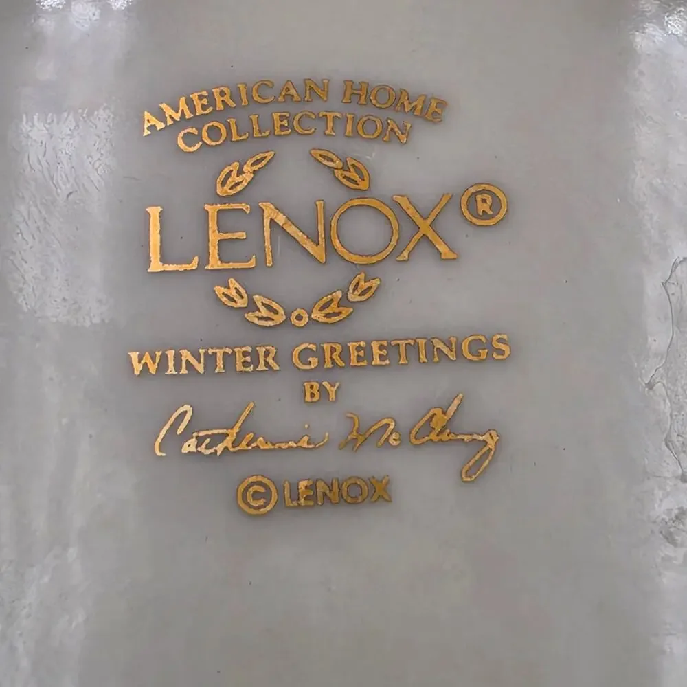 Lenox Winter Greetings Cardinal Dip Bowl 4.5